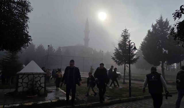 Düzce'de sis etkili oldu