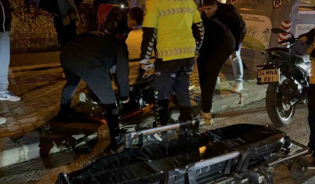 Edirne'de alkollü motosiklet sürücüsü otomobille çarpıştı: 1 yaralı