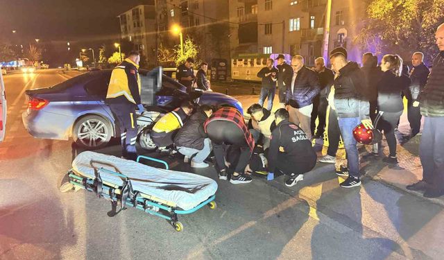 Edirne'de trafik kazası: 1 yaralı