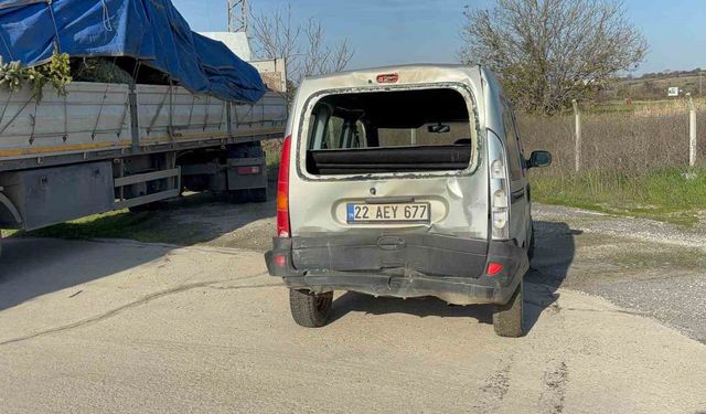 Edirne'de zincirleme kaza: 1 yaralı