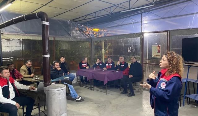 Efeler'de şap hastalığı bilgilendirmesi