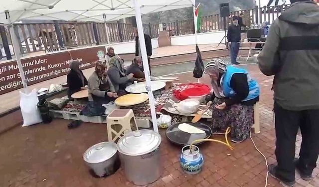 El emeği ürünlerini Filistinliler için satışa sundular