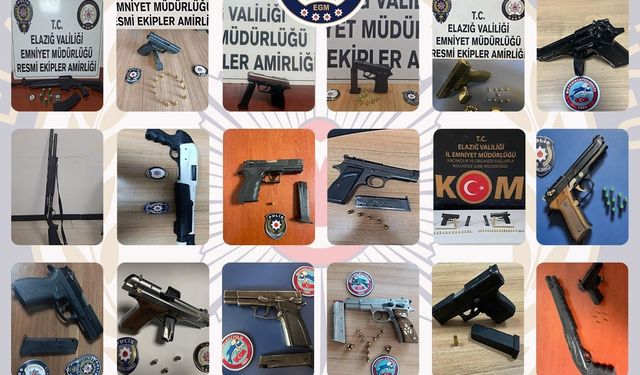 Elazığ'da aranan 95 şüpheli yakalandı