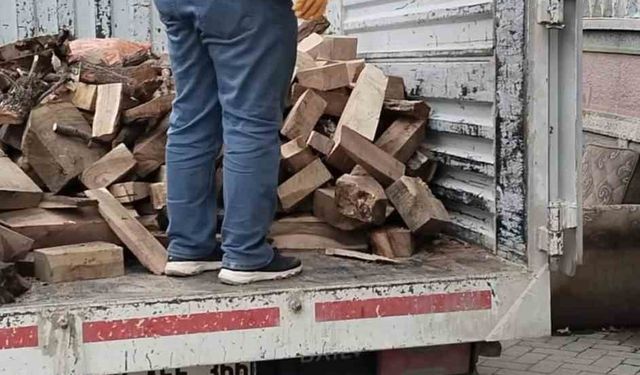 Elazığ'da yetim ailelere yakacak yardımı