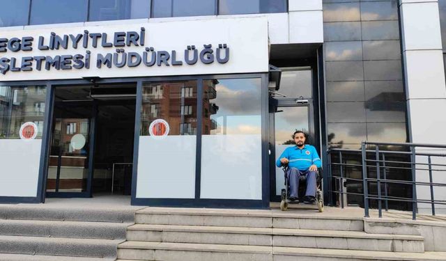 ELİ'de engelli çalışana büyük kolaylık