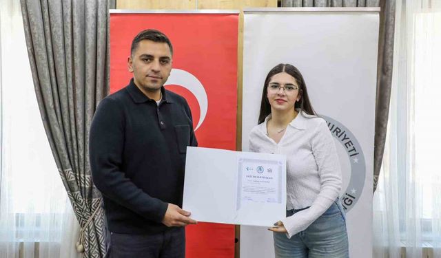 Erzincan'da kadın girişimcilere yönelik sertifika programı tamamlandı