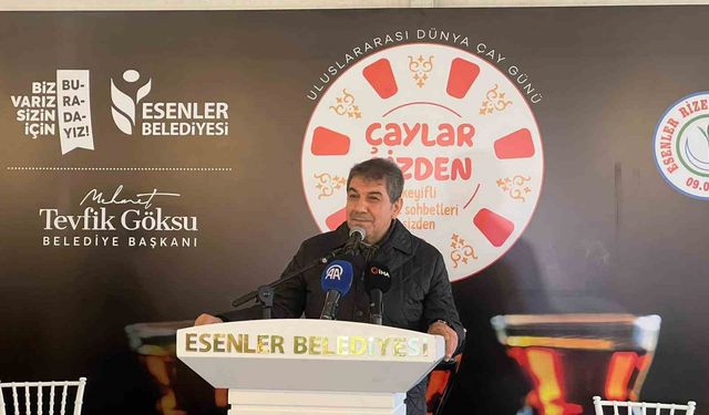 Esenler'de Uluslararası Dünya Çay Günü Coşkusu: Vatandaşlara 55 çeşit çay ikram edildi