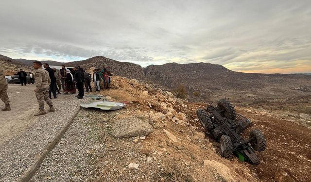 Gabar Dağı'nda traktör devrildi: 13 işçi yaralandı