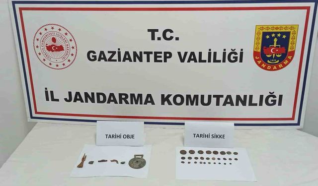 Gaziantep'te 28 adet sikke ele geçirildi: 3 gözaltı