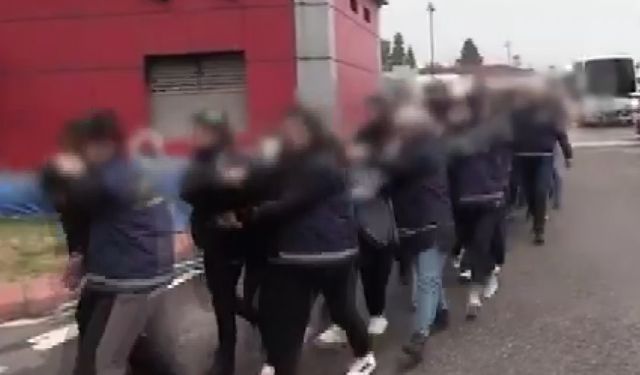 Gaziantep'te fuhuş operasyonunda 14 şahıs tutuklandı, duvardaki yazılar şoke etti