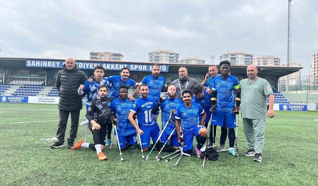 Gebze Belediyesi Ampute Futbol Takımı, sezona galibiyetle başladı