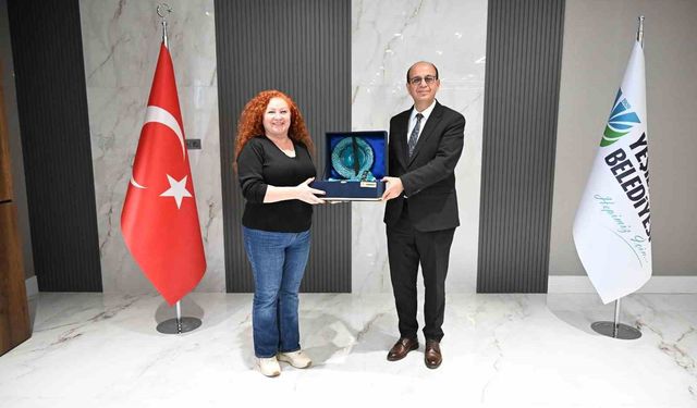 'Gençlik ve Ailem' konulu kısa film yarışması konukları, Başkan Geçit ile bir araya geldi