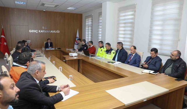 Genç'te kış tedbirleri ele alındı
