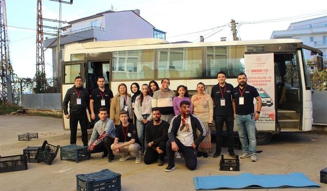 Giresun'da hayat kurtaran yarış