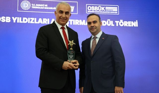 GOSB Teknopark firmalarından Logo Yazılım, OSB Yıldızları Araştırması'ndan Ar-Ge ödülü aldı