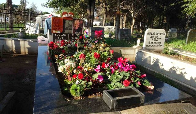 Güllü'nün mezarı gül bahçesine döndü