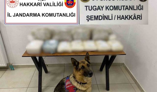 Hakkari'de 23 kilo 650 gram uyuşturucu ele geçirildi