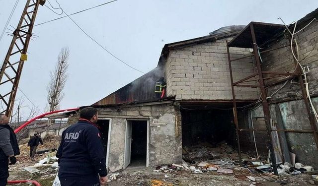 Hakkari'de demir atölyesinde patlama: 1 yaralı