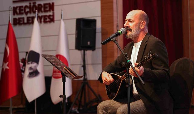 Halk Ozanı Ali Kızıltuğ, Keçiören'de türkülerle anıldı