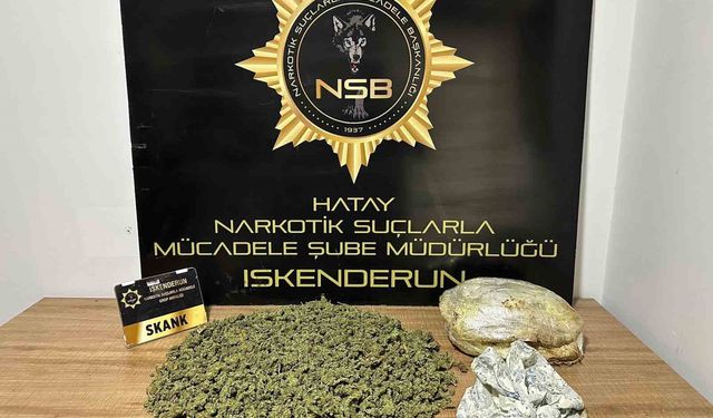 Hatay'da uyuşturucu operasyonu: 2 tutuklama