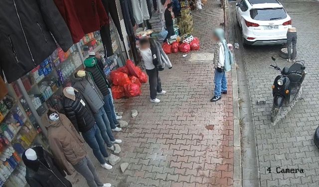Iğdır'da giyim mağazasından çocukların hırsızlığı kamerada