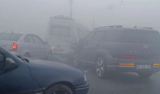 Iğdır'da yoğun sis kazaya neden oldu