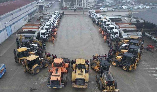 İnegöl Belediyesi'nde kış hazırlıkları tamam