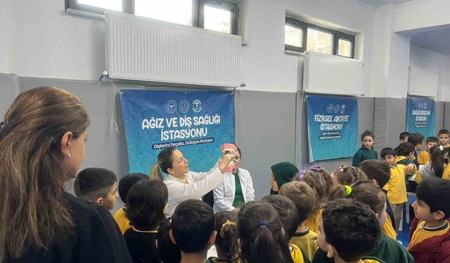 Işık İlkokulunda sağlıklı çocuk sağlıklı gelecek etkinliği