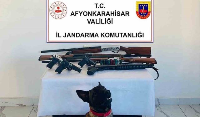 Jandarmadan ruhsatsız silah operasyonu