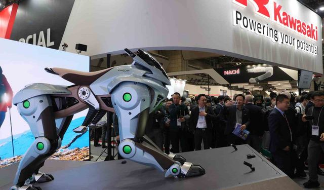 Japonya'da robottan Türkiye'ye 'lokumlu' selam