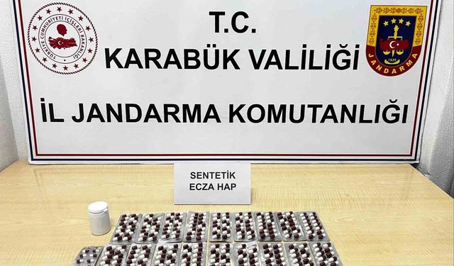 Karabük'te 265 sentetik ecza ele geçirildi