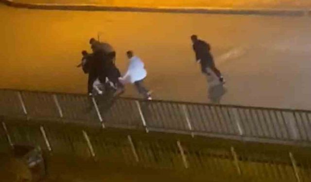 Karabük'te bir genç, 4 kişi tarafından acımasızca böyle darbedildi