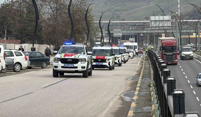 Karabük'te emniyet ve jandarmaya 47 yeni araç tahsisi yapıldı