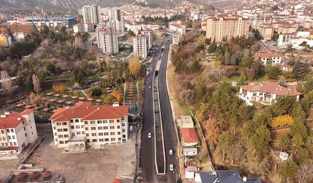 Karabük'te Ergenekon Mahallesi trafiğe açıldı