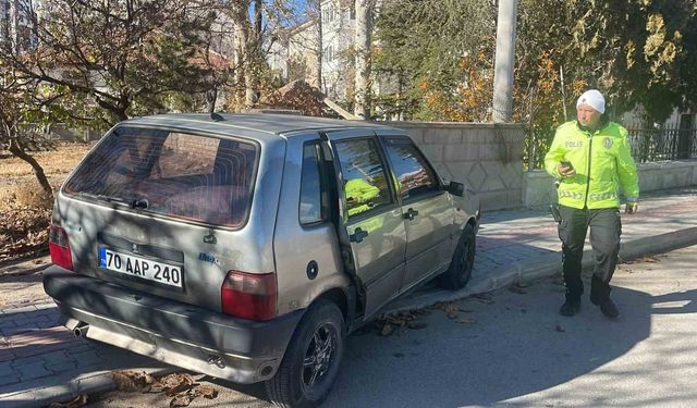 Karaman'da otomobilin çarptığı kadın yaralandı