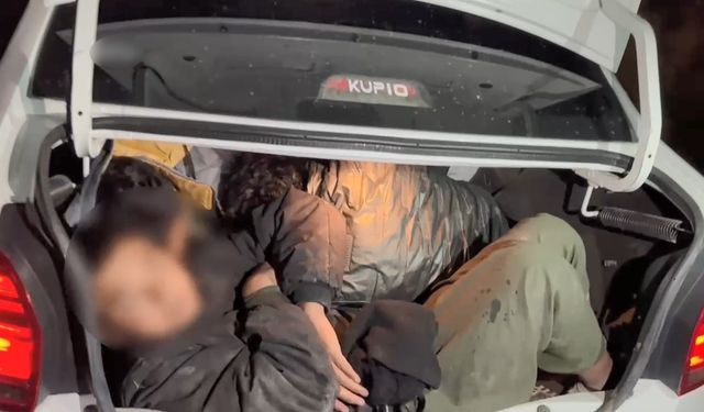 Kars'ta bagaja istiflenen düzensiz göçmenler jandarma yakalandı