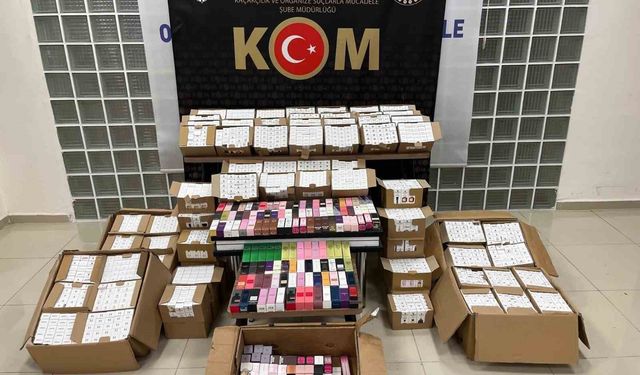 Kasım ayında binlerce kaçak ürün ele geçirildi