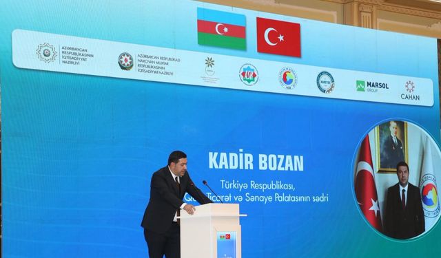KATSO Başkanı Kadir Bozan, Azerbaycan'daki Bölgesel Ekonomi Formu'nu değerlendirdi