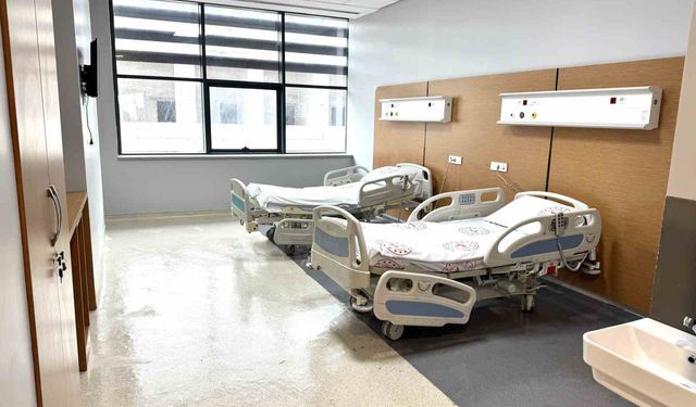 Kayapınar Şehir Hastanesinde örnek hasta odası tamamlandı