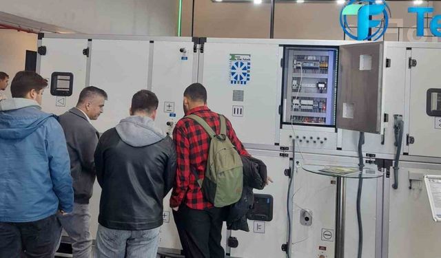 KBÜ öğrencileri iklimlendirme ve soğutma tesislerini yerinde inceledi