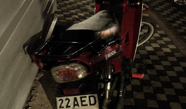 Keşan'da motosiklet ile otomobil çarpıştı: 1 yaralı
