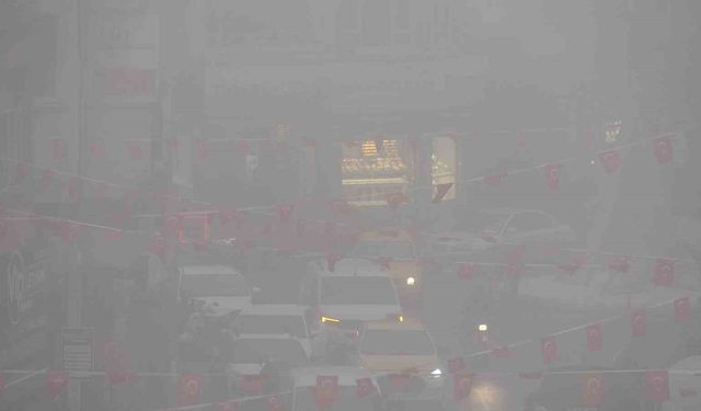 Kilis'te yoğun sis etkili oldu