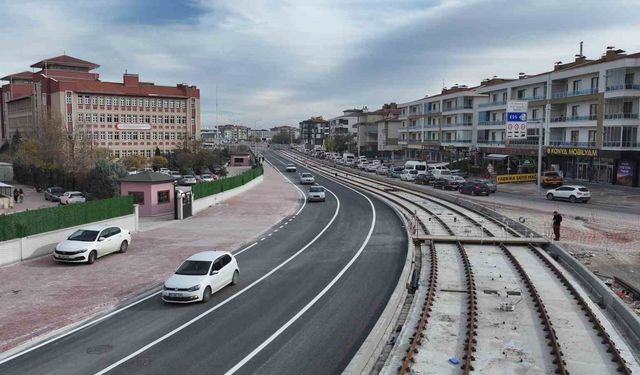 Konya'da Adliye - Şehir Hastanesi Raylı Sistem bağlantısında sona yaklaşıldı