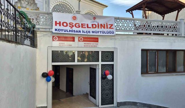 Koyulhisar'da Kur'an kursları eğitime başladı