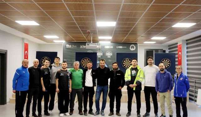 Kütahya OSB'de firmalar arası dart turnuvası heyecanı