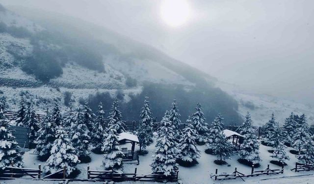 Ladik Akdağ beyaz gelinliğini giydi