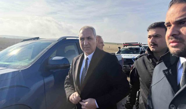 Libya'dan gelen askeri heyet uçak kazasının yaşandığı bölgede