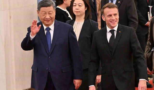 Macron'dan Xi'ye: 'Çin ve Fransa dengeli bir ekonomik idari sistemin temelini atmalı'