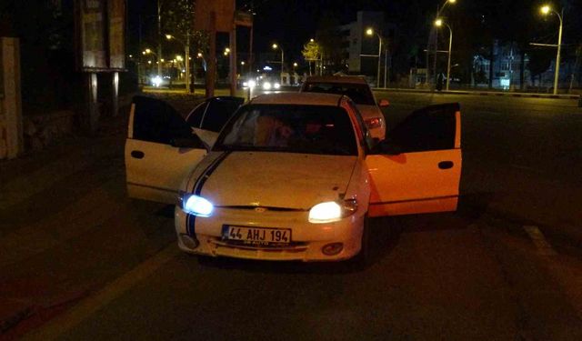 Malatya'da 'dur' ihtarına uymayan sürücü gözaltına alındı