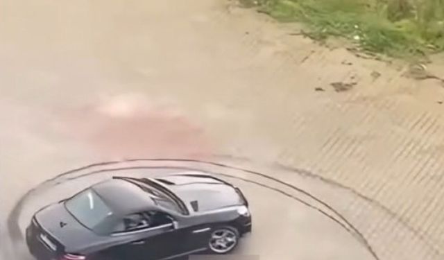 Maltepe'de hastane otoparkında 'drift' atan şahsa 48 bin lira ceza